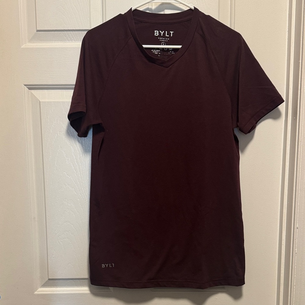 Bylt Premium VNeck Maroon Shirt